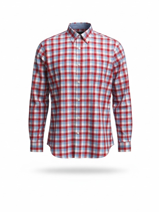 James Tattersall Other - JAMES TATTERSALL Men’s red and blue check long sleeve shirt size‎ XXL